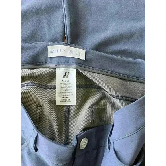 Willy Pants Mens Size 38 Navy Blue Straight Leg Made In USA California Outdoor - Picture 3 of 3